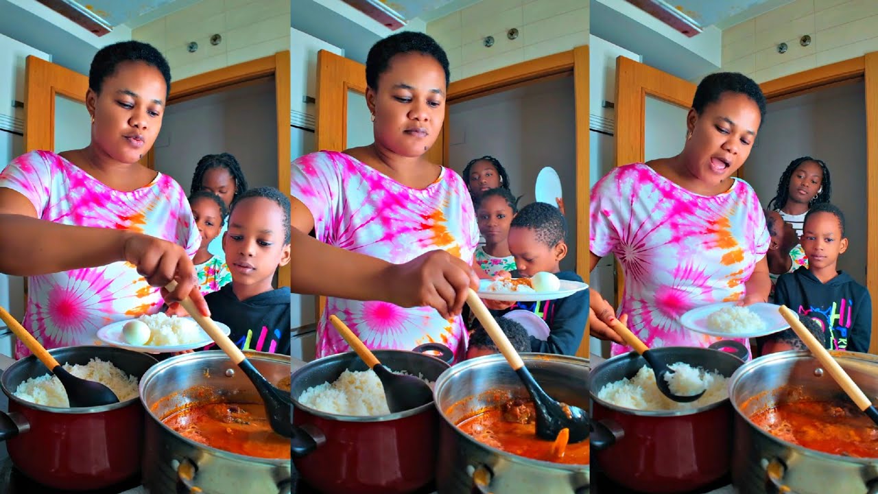 Готовлю ужин для своей семьи, суп из риса и арахиса.