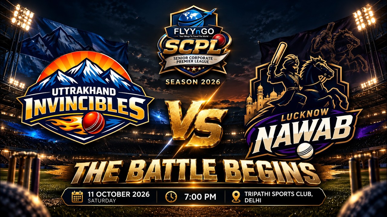 Uttrakhand Invincibles vs  Lucknow Nawab