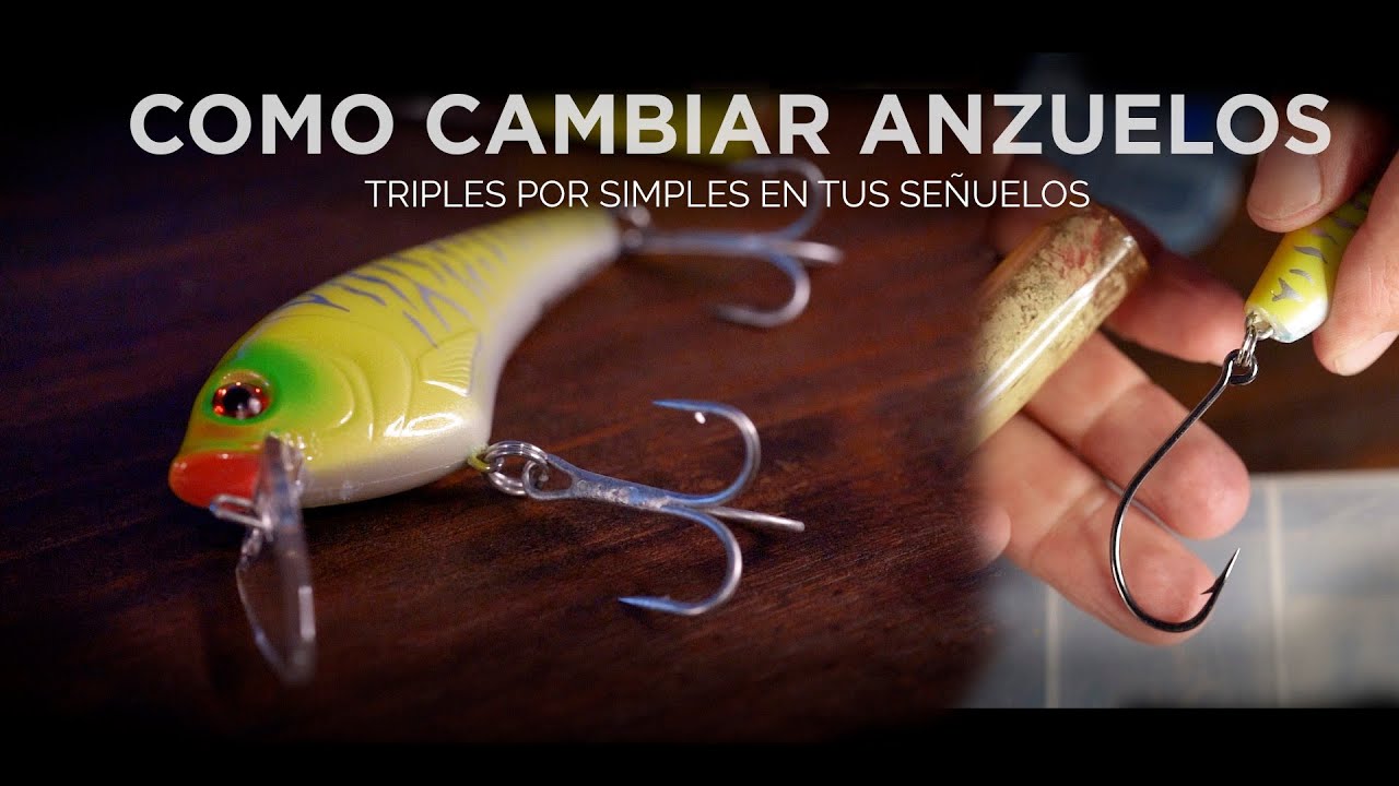 ¿Cómo cambiar los azuelos de un señuelo? Técnicas & Tutoriales