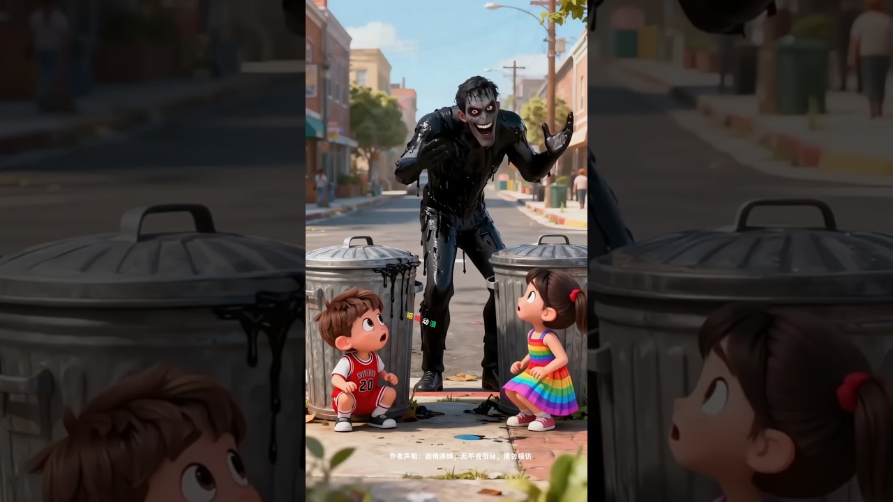 Scary Monster Chase Turns Funny 😂 | Short Story