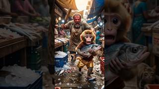 Poor Baby monkey homeless monkey sad #cutemonkey #poormonkey #sadmonkey