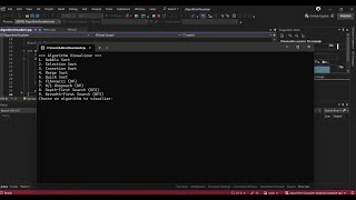 Algorithm Visualizer C++14