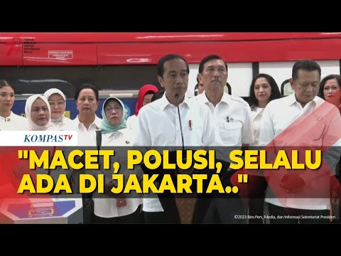 Resmikan LRT Jabodebek, Jokowi Singgung Macet dan Polusi Jakarta!