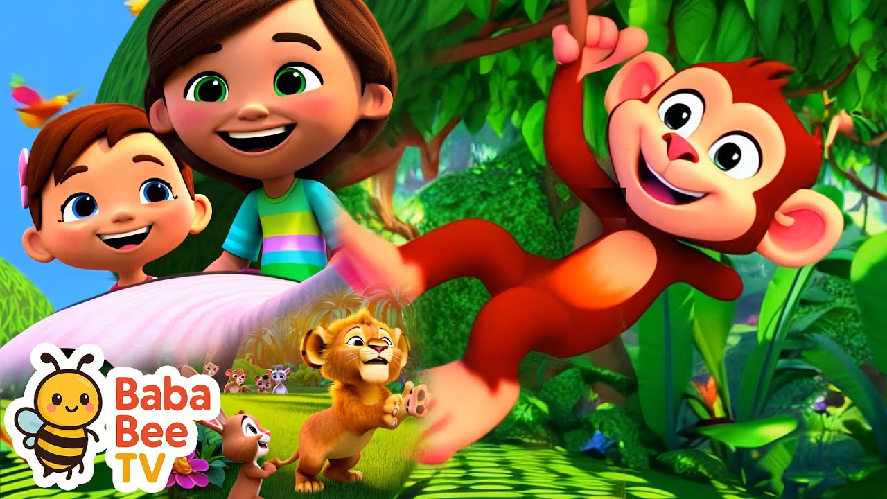 Jungle Song 🐘 | Jungle Adventure Rhyme for Kids | Toddler Fun Songs by Bababee TV