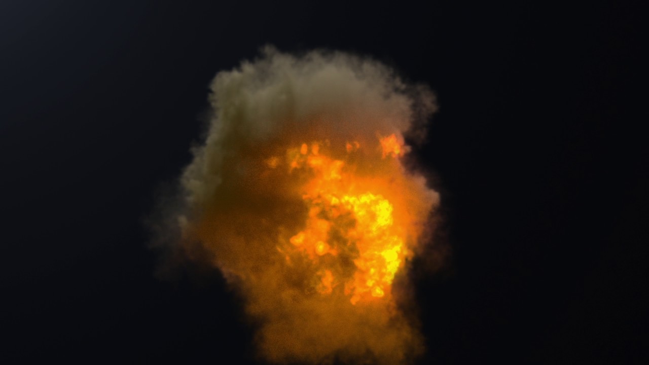 Redshift Houdini explosion test 01 - YouTube