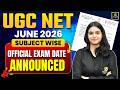 UGC NET Exam Schedule 2026 | UGC NET Exam Schedule Subject Wise | UGC NET Exam Date 2026 | Utkarsh
