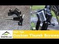 Custom Thumb Screws for action cameras