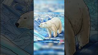 Happy Color Polar Bear | Tranh tô màu gấu bắc cực #coloring #game screenshot 3