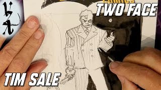 Tim Sale drawing Two Face