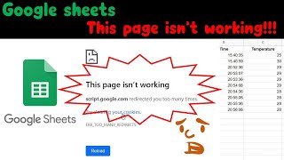 แก้ปัญหา Google sheet "This page isn't working" | JAKK DIY