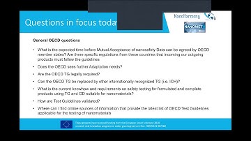 16.9.20:The pathway to Test Guidelines – from science to standards for nanomaterials - Live session