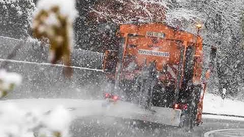 Glätte, Schnee, Sturm! Der erste Schnee brachte Verletzte