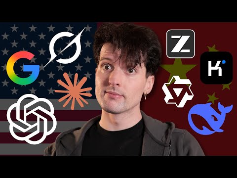 Thumbnail for China is winning the AI race 36 minutes"}}},"descriptionSnippet":{"runs":[{"text":"OpenAI, Anthropic, and