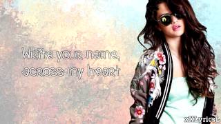 Selena Gomez - Write Your Name (Lyrics) HD