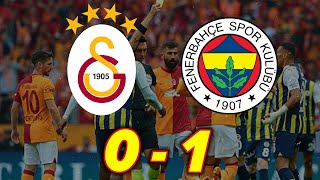 Galatasaray (0-1) Fenerbahçe | 37. Hafta Maç Özeti | Önemli Kareler