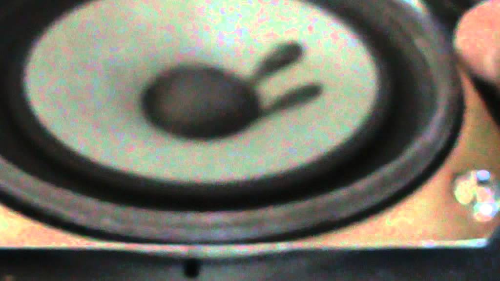 Nordmende Color 3536 TV Speaker test in plastic enclosure YouTube