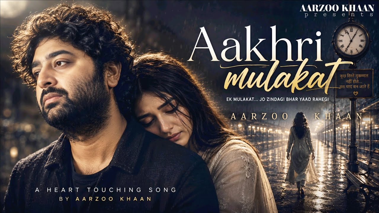 Aakhri Mulakat – Aarzoo Khaan | Emotional Hindi Sad Song | New Song 2026 | Arijit Singh Vibe