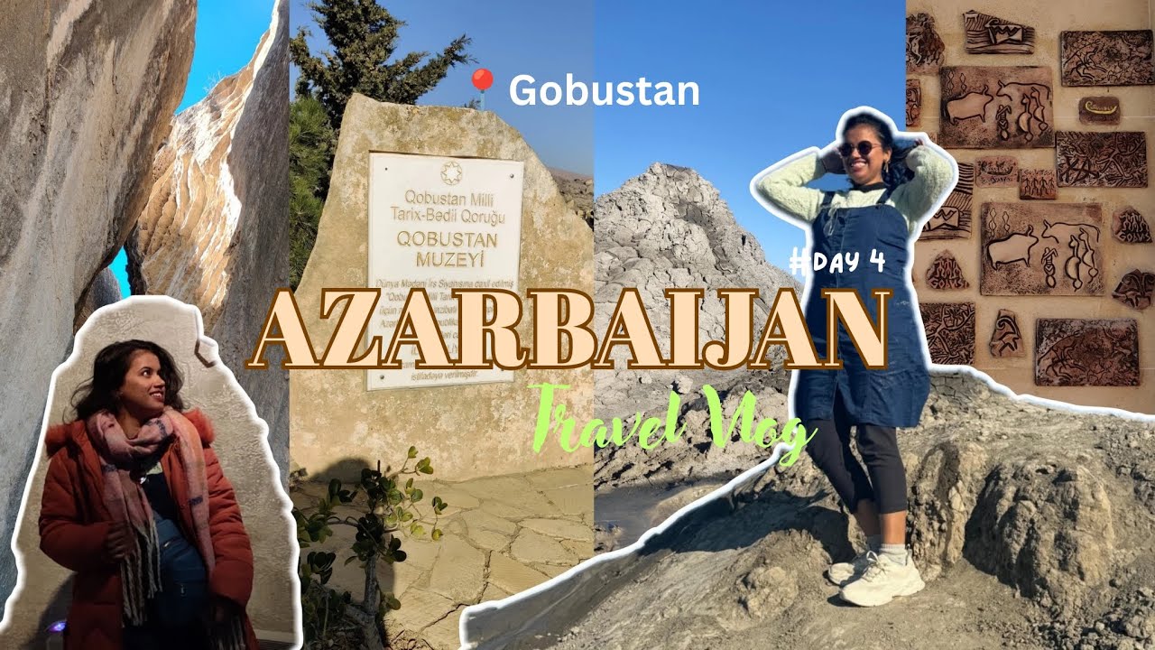 Exploring Gobustan🛖 & Mud Volcanoes🌋 | Wild Car Ride Adventure in Azerbaijan!✈️