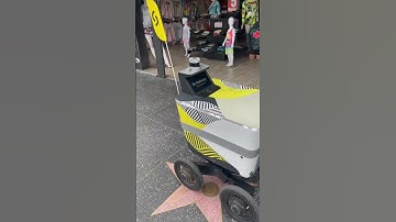 Delivery robot at Hollywood