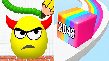 Draw To Smash ♾️ Jelly Run 2048 - All ASMR Android Gameplay