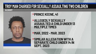 Troy man charged for allegedly sexually assaulting two children