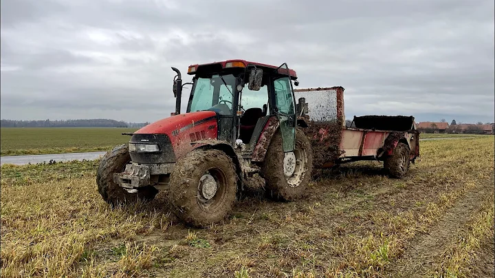POV/GOPRO/DRIVER/VIEW-Case 95 JXU+RUR5|Tractor in the mud 