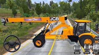 Construction 🏗️🚧 JCB Crane Drive | Bus Simulator Indonesia | Jcb Games - Android Gameplay  screenshot 2