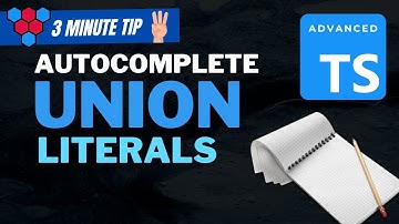 Preserving AutoComplete for Literal Unions // Advanced TypeScript Tutorial
