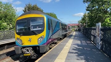 ** MEGA ILKLEY** 185117 and 185109 pass East Garforth with a 6 tone!!