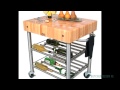 Kitchen Carts Made of Butcher Block, Stainless Steel & Hardwood Kitchen Carts Made of Butcher Block, Stainless Steel & Hardwood