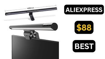 $88 Smart LED Screen Light | Baseus Magnetic Desk Lamp AliExpress 2025 Review