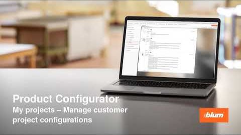 Product Configurator – My projects | Blum