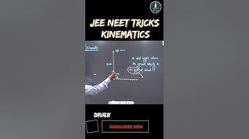 Kinematics | JEE/NEET Tricks to solve the question in seconds | Rahul Sir | #shorts #physicstricks