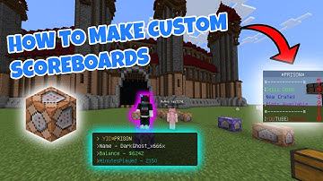New* How To Make a Custom ScoreBoard In Minecraft Bedrock