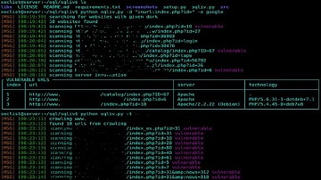 SQLIV – MASSIVE SQL INJECTION SCANNER