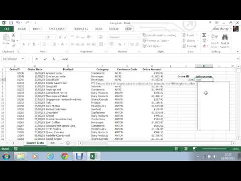 Video: Hoe zoek je een waarde op in Excel?