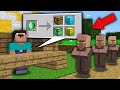 Minecraft NOOB vs PRO: WHY NOOB SELL RAREST CHEST ALL THIS VILLAGERS? Challenge 100% trolling