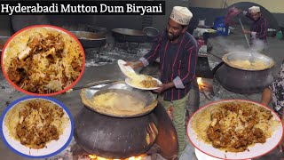 Hyderabadi Mutton Dum Biryani making Process | حيدر آباد لحم ضأن دوم برياني صنع عملية ACS Foods #50