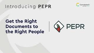 Introducing PEPR for Confluence