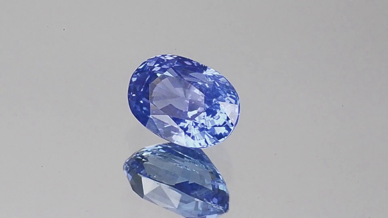 6.00Carat VSClarity Velvety Cornflower Blue Kashmir Sapphire YouTube