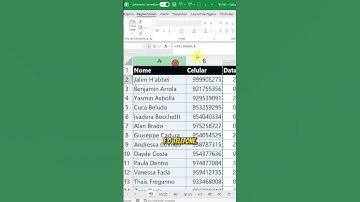 NÃO PERCA ESSA DICA: Aprenda a MANDAR MENSAGENS PERSONALIZADAS no WHATSAPP com EXCEL! #excel #dicas