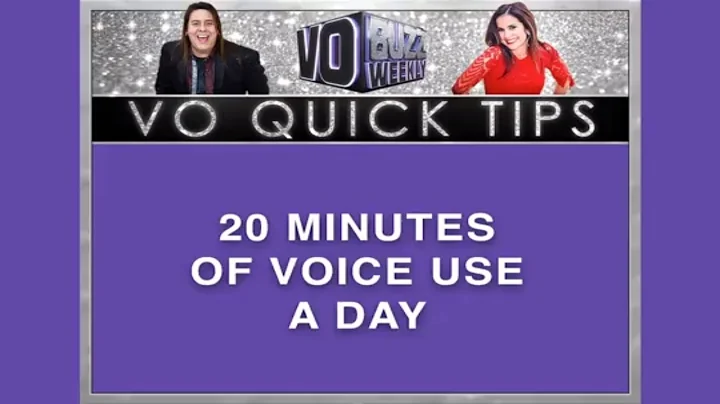 Amy Chapman - At Least 20 Minutes Of Voice Use Per...
