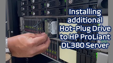 Installing Additional Hot-Plug Drive to HP ProLiant DL380 Server