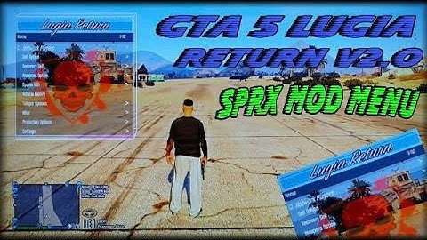 Lugia Return v2.0 SPRX MOD MENU《GTA5/PS3》DEX/HEN/PKG + DOWNLOAD