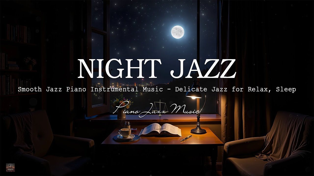 Exquisite Sleep Jazz Night Music - Smooth Jazz Piano Instrumental Music - Delicate Jazz for Relax