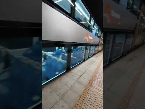 TRAIN ARRIVING AT