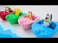Bluey boats water play  best toy learning for kids and toddlers