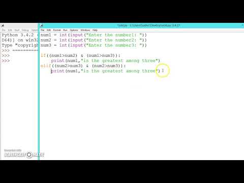 Find the greatest number (Python Tutorial) (2018)