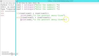 Find the greatest number (Python Tutorial) (2018)