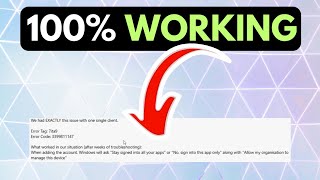 Microsoft Outlook Error Code 3399811147 on Windows 11 RESOLVED